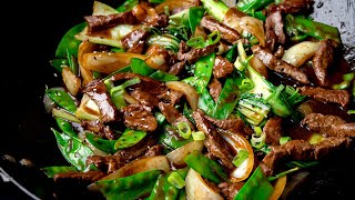 Super Quick amp Super Tasty Beef Stir Fry with Hoisin Sauce [upl. by Coco]