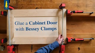 How to Glue Cabinet Door with Bessey Clamps [upl. by Gladdie]