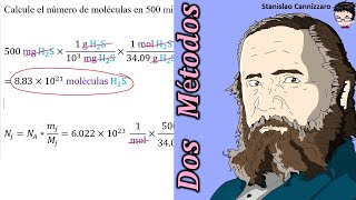 𝐌𝐎𝐋É𝐂𝐔𝐋𝐀𝐒 𝐘 𝐌𝐀𝐒𝐀 Cuantas 𝐦𝐨𝐥é𝐜𝐮𝐥𝐚𝐬 de H2S hay en 500 mg [upl. by Yditsahc]