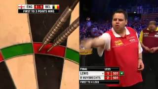 Adrian Lewis vs Ronnie Huybrechts World Cup of Darts 2013 Final [upl. by Creight]