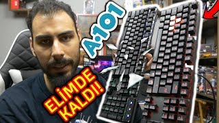 A101deki klavye elimde kaldı Membran VS Mekanik Klavye MSI GK60 [upl. by Lennej]