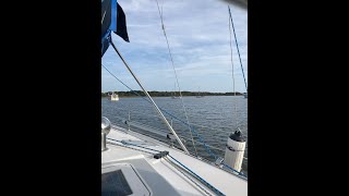 SV Magnolia Ep 107 Mile Hammock Bay Anchorage at Camp Lejeune [upl. by Ely]