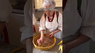 92 year old Giulia makes saffron malloreddus pasta shorts [upl. by Feeley]