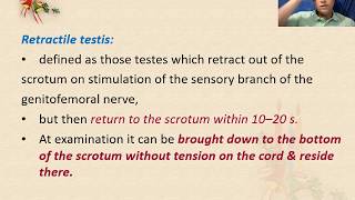 Cryptorchidism Lecture with video [upl. by Dorsy]