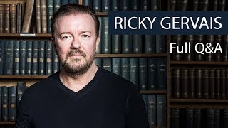 Ricky Gervais  Full QampA  Oxford Union [upl. by Elbon]