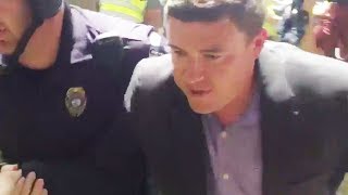 White Supremacist Flees Angry Protesters VIDEO [upl. by Huang887]