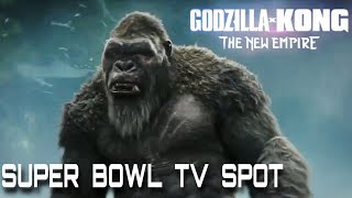 GODZILLA X KONG The New Empire  Super Bowl Tv Spot quotSomething is Comingquot Edit HD [upl. by Ajnos]