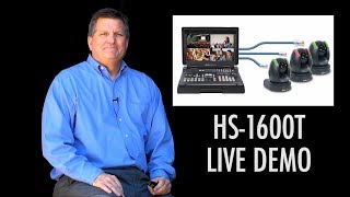 HS1600T Kit Demo  HDBaseT Switcher 3 PTZ Cameras  HD Field Monitor [upl. by Eitsirhc757]