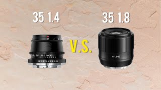 Lens Battle TTArtisan 35mm F18 AF vs 35mm F14 MF [upl. by Zorine]