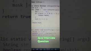 Java Interview Question coding [upl. by Arej338]