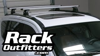 Jeep Compass Thule Rapid Podium AeroBlade Roof Rack 1115 by Rack Outfitters [upl. by Curkell]