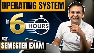 Complete Operating System in one shot  Semester Exam  Hindi [upl. by Aneres416]