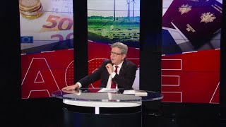 Face à BFM Présidentielle 2022 – JeanLuc Mélenchon [upl. by Alra517]