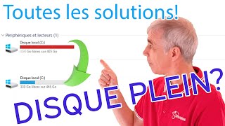 Toutes les solutions disque dur plein [upl. by Modestine364]