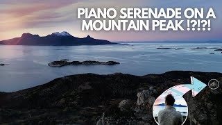 MUSTSEE Majestic Sunset Piano on a Mountain Peak [upl. by Brittney]