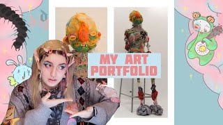 My successful art portfolio CSM  UAL  Goldsmiths Edinburgh [upl. by Notwal]