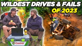 Rolled 4WDs Car Fires Huge Sends  2023s CRAZIEST 4WD MOMENTS [upl. by Crutcher278]