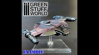 Chameleon Paints 2  Painting example of an Xwing ship [upl. by Aicac509]