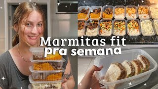 COMO FAZER MARMITAS FITNESS PARA SEMANA [upl. by Dottie90]