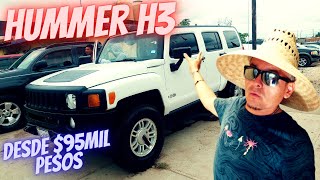 ℹ️Hummer H3 Camionetas desde 95 mil pesos trucks for sale used cars [upl. by Roos]