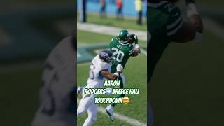 Aaron Rodgers DOT🎯 to Breece Hall For a TOUCHDOWN Vs Titans  Weel 2  Madden 25 Highlights [upl. by Navac]