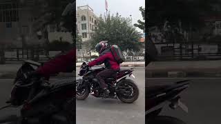 Ns 200 bs6 modified 😲shortvideo motovlog youtubeshorts pulsarns200 motorcycle [upl. by Wallack242]