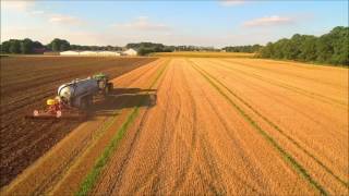 Lohnunternehmen Gerhard Ostendorf mit John Deere 6210R [upl. by Everson]