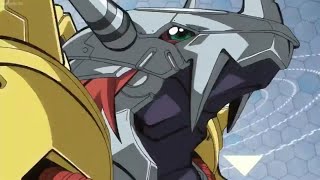 MetalGreymon Digivolve to WarGreymon Tri English Dub [upl. by Amahcen817]