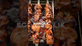 Russischer Schaschlik HonigSenf Sweet Tomato 👍🏻 schaschlik food essen fleisch grill bbq [upl. by Arayc]