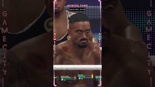 Montez Ford delivers Suicide Dive on Solo Sikoa wwe2k24 [upl. by Enelia]