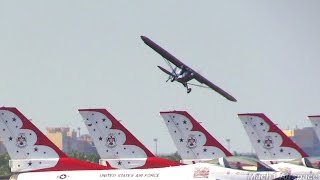 Drunk Pilot Steals Plane  Almost Crashes Into Thunderbirds Comedy Routine At Homestead 2016 [upl. by Cohla]