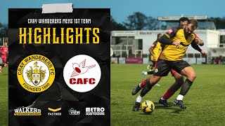 Cray Wanderers VS Carshalton Athletic  1  0  HIGHLIGHTS  Isthmian Premier League [upl. by Badger]