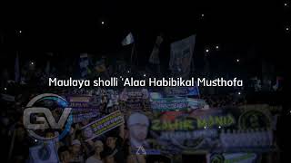 Terbaru Madaaihuna Maulaya Sholli ala habibikal  Azzahir Lirik [upl. by Anitaf829]