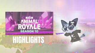 SUPER ANIMAL ROYALE SEASON 10 HIGHLIGHTS SAR FUNNY MOMENTS [upl. by Huang974]