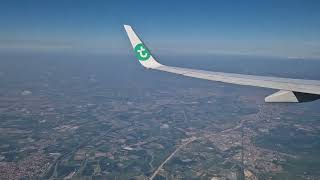 Transavia flight from Verona to Amsterdam Schiphol [upl. by Donal]