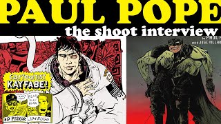 Paul Pope Shoot Interview Batman 100 THB Battling Boy Escapo Heavy Liquid making manga [upl. by Mchail]