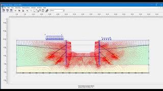 Plaxis 2D 82  Lesson 4 Dry Excavation Using a Tie Back Wall [upl. by Chang]