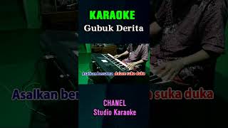 GUBUK DERITA  Yusnia  Short karaoke dangdutkaroke [upl. by Aihsitan476]