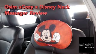 Osim uCozy x Disney Neck Massager Review  DARADISER ® [upl. by Atiuqram]