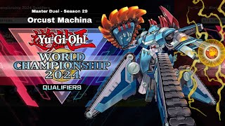 Orcust Machina in WCS S29 Master Duel [upl. by Ennybor378]