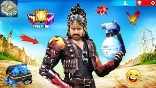 Free fire 🔥 Dubbed Bahubali 2  dubbing video in free fire bahubali movie Hindi Comedy  P28 Gaming [upl. by Hagi256]