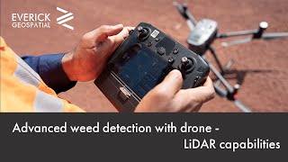 Advanced weed detection with drone  LiDAR capabilities [upl. by Halimaj]