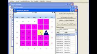 BellCommander School Bell Software Single Zone Demo [upl. by Anaehr]