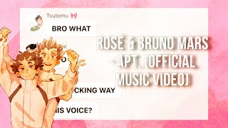 “APT”  Haikyu x Music video  Haikyuu texts  Bokuaka [upl. by Millie]