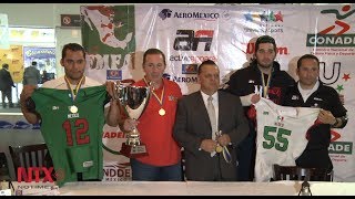 Selección mexicana de Futbol Americano Universitario campeona mundial de la especialidad [upl. by Stanislas]