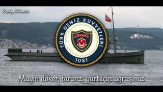 Türk Donanması quotMayın Filosu Marşıquot [upl. by Ellerahs47]