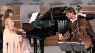 Anna Fedorova  Benedict Klöckner Chopin sonata in G minor Op65 [upl. by Lihkin]