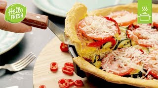 Vegetarische Quiche mit Ricotta  Quiche Rezept [upl. by Nivlag]