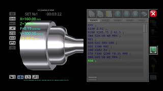 cnc lathe g71 cycle  cnc g71 cycle program tamil  cnc g71 cycle program [upl. by Aisel622]