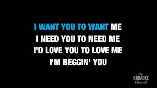 I Want You To Want Me in the Style of quotCheap Trickquot karaoke video with lyrics no lead vocal [upl. by Areik]